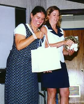 Raffling prizes