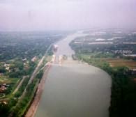 The triple lock system from the air