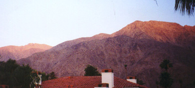 Sunrise on the Santa Maria Mountains