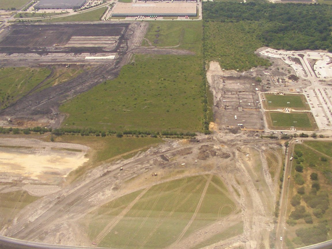 Flying in: tornado damage